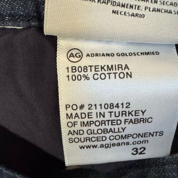 AG Adriano Goldschmied Wells drawstring relaxed tapered shorts cotton sz 32 NWT - Picture 10 of 12